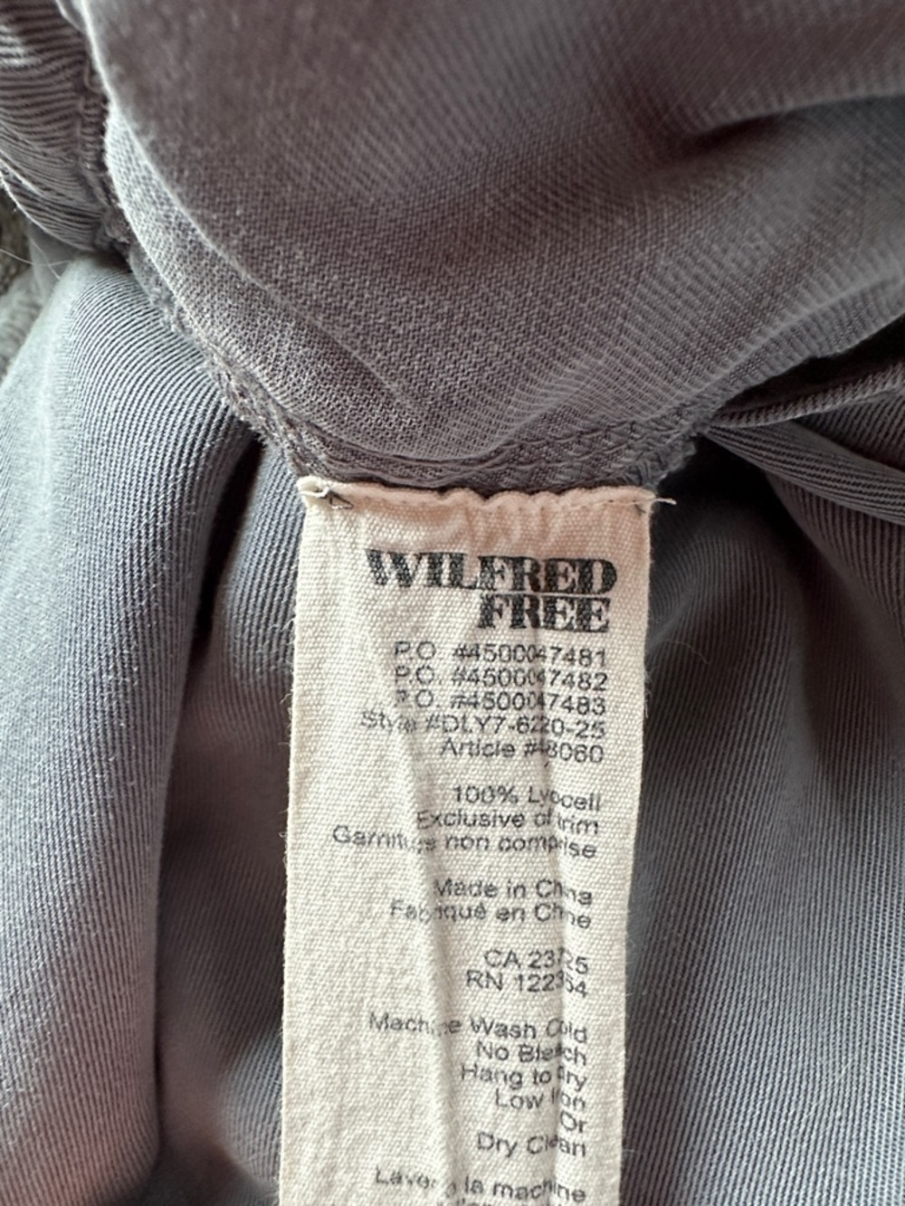 Wilfred free soft grey distressed cropped overalls - Picture 12 of 12